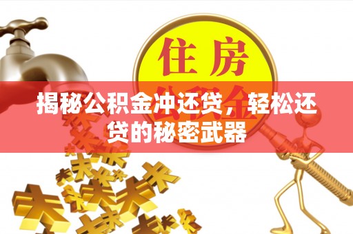东乡族揭秘公积金冲还贷，轻松还贷的秘密武器