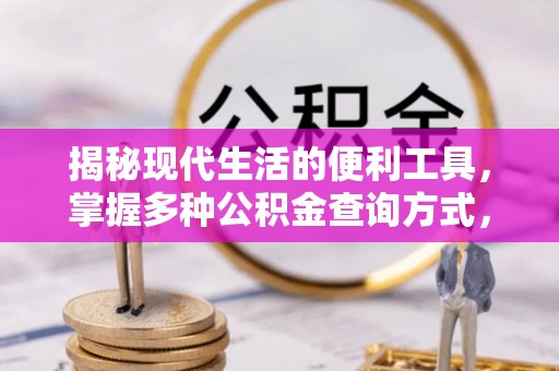 东乡族揭秘现代生活的便利工具，掌握多种公积金查询方式，让财富管理更轻松